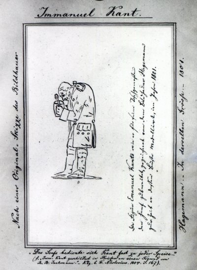 Kant blander sennep, 1801 af Friedrich Hagemann