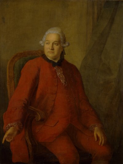 Portræt af Yakov Alexeyevich Shubsky, 1765 af Friedrich Hartmann Barisien