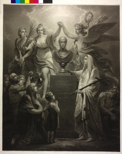 Apoteose af kejser Franz II - Fredens velsignelse af Friedrich Heinrich Fuger