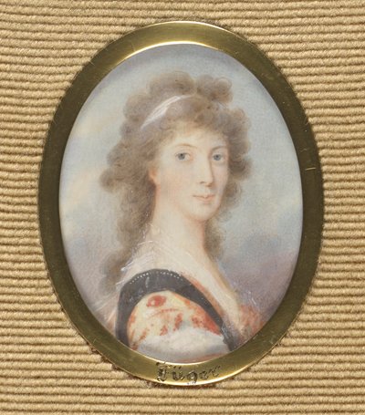 portræt af en dame af Friedrich Heinrich Fuger