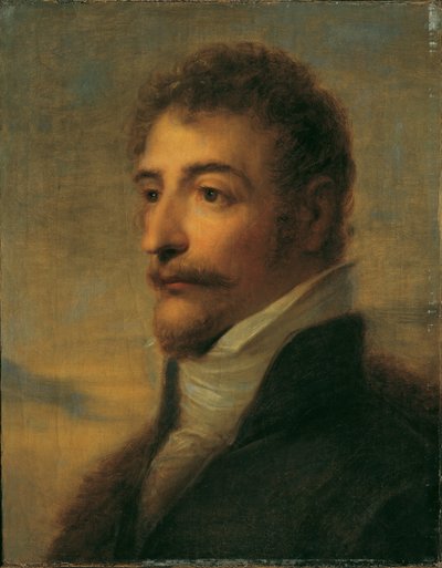 Buste af en skægget mand af Friedrich Heinrich Fuger