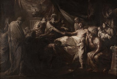 Der Tod des Germanicus af Friedrich Heinrich Fuger