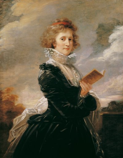 Skuespillerinden Josefa Hortensia Füger, kunstnerens kone af Friedrich Heinrich Fuger