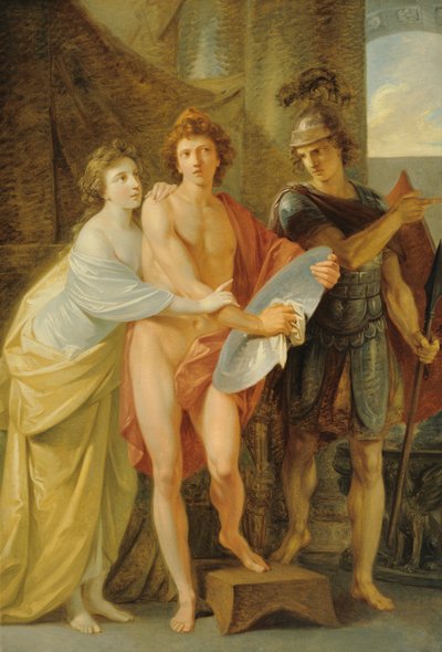 Hectors farvel til Andromache af Friedrich Heinrich Fuger