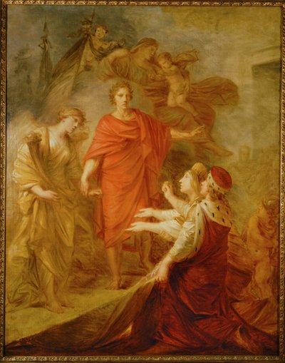 Venedig og Dalmatien hylder kejser Franz I ... (maleri på lærred) af Friedrich Heinrich Fuger