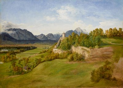 Mönchsberg i Salzburg med Josefsturm af Friedrich Loos