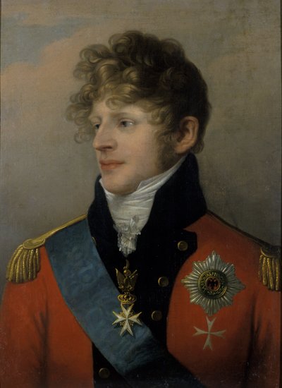 Hertug August af Sachsen-Gotha-Altenburg, 1807 af Friedrich Ludwig Theodor Doell