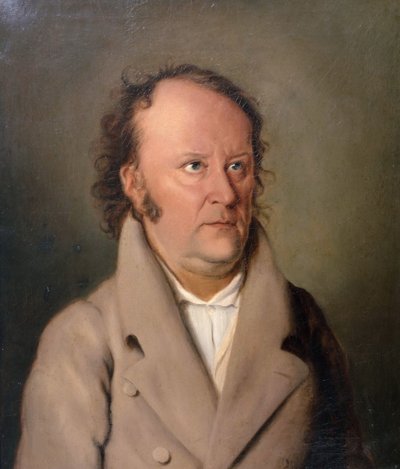 Portræt af forfatteren Jean Paul 1763-1825, 1810. af Friedrich Meier