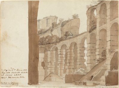 Et hjørne af Colosseum af Friedrich Olivier