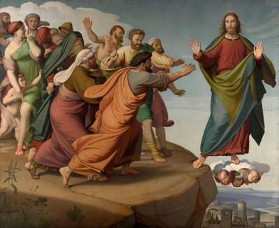 Kristus undslipper farisæerne af Friedrich Overbeck
