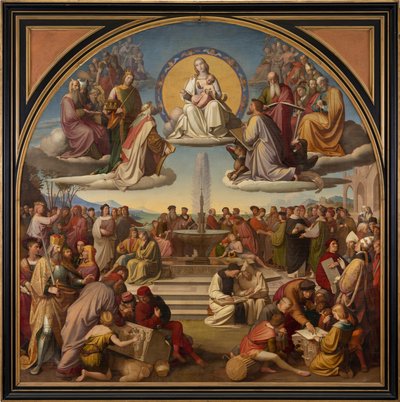 Religionens triumf i kunsten af Friedrich Overbeck