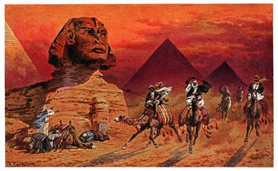 Sphinx of Giza, ca. 1900 (tryk) af Friedrich Perlberg