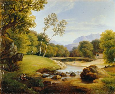 par i landskab af Friedrich Philipp Reinhold