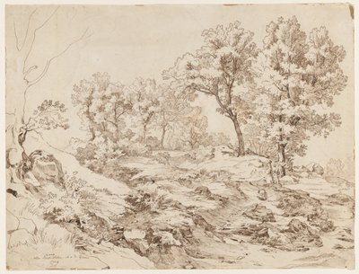 La Serpentara nær Olevano af Friedrich Preller