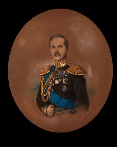 Portræt af grev Pyotr Kleinmichel 1793-1869 af Friedrich Randel