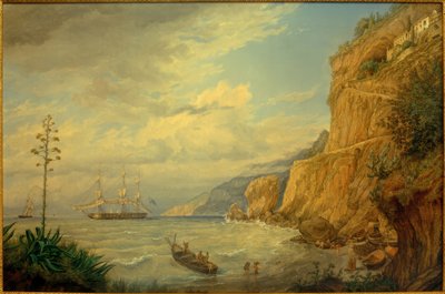 F.Thöming, Kapuzinerkloster bei Amalfi af Friedrich Thöming