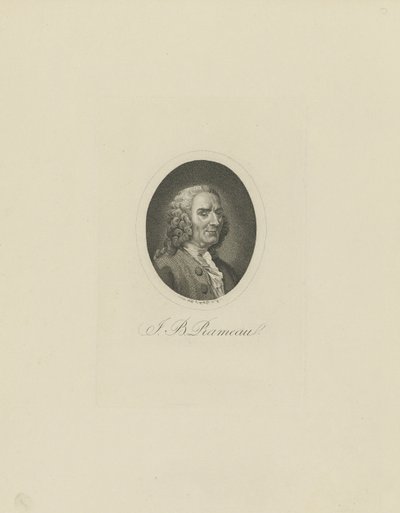 Portræt af komponisten Jean-Philippe Rameau 1683-1764, 1802. af Friedrich Wilhelm Bollinger