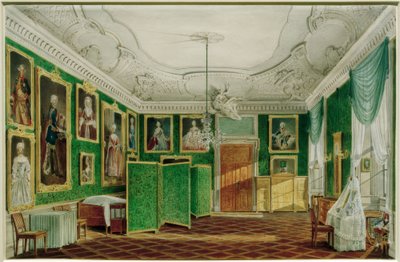 Berl. City Palace, prinsesse Maries soveværelse af Friedrich Wilhelm Klose
