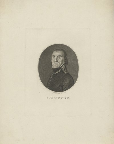 General Francois-Joseph Lefebvre 1755-1820, 1800. af Friedrich Wilhelm Nettling