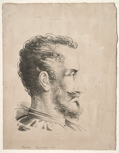 Profilhoved. af Friedrich Wilhelm Reuter