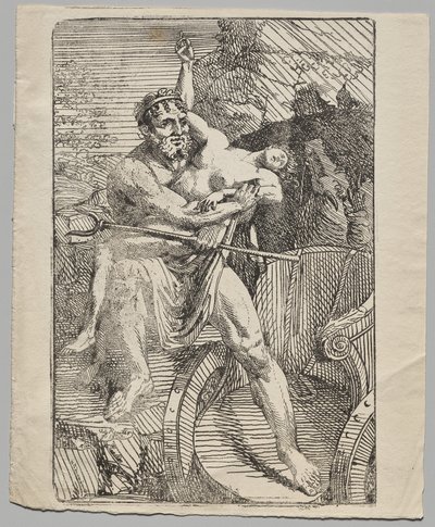Bortførelsen af Proserpina af Pluto (2. version) af Friedrich Wilhelm Reuter