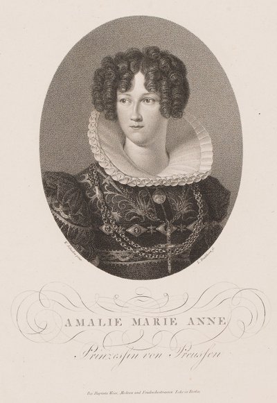 Prinsesse Marianne af Preussen 1785-1846, efter 1812. af Friedrich Wilhelm von Schadow