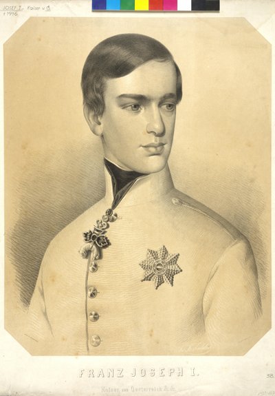Kejser af Østrig Franz Joseph I af Friedrich von Amerling