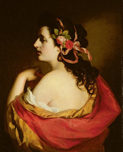 Portræt af en ung pige, 1865 af Friedrich von Amerling