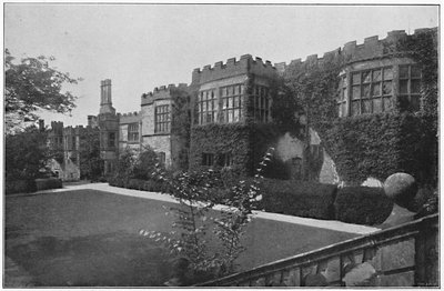 Haddon Hall, c1896 af Frith and Co