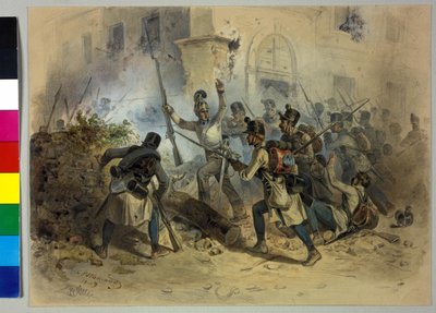 Krigsførelse i byerne 1848 af Fritz L