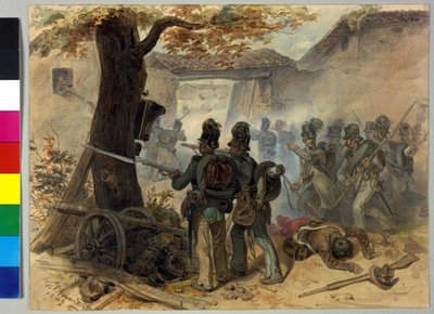Krigsførelse i byerne 1848 af Fritz L