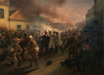 General Heinrich Hentzy von Arthurms heroiske død af Fritz L