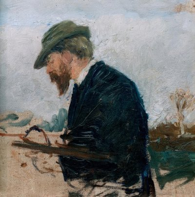 Otto Modersohn maleri af Fritz Mackensen