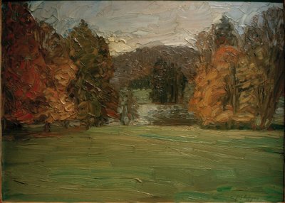 Park i efteråret nær Weimar af Fritz Mackensen