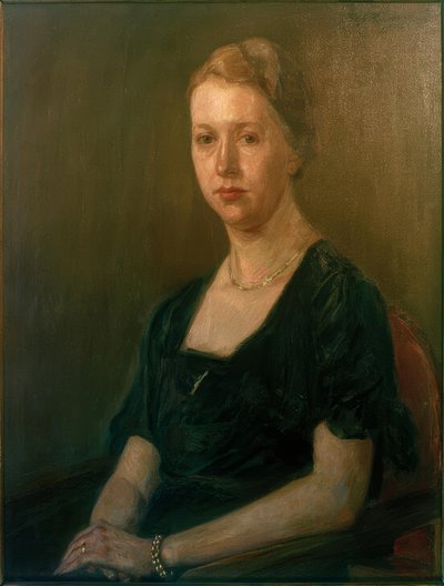 Portræt af Hertha Römer af Fritz Mackensen