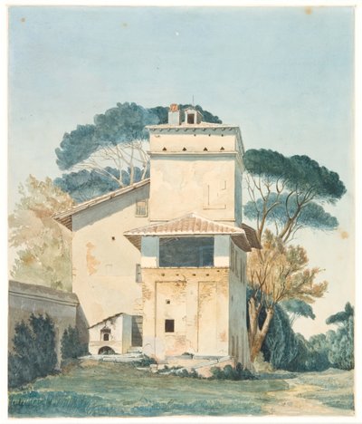 Raffaels atelier i Villa Borgheses har. Rom af Fritz Petzholdt