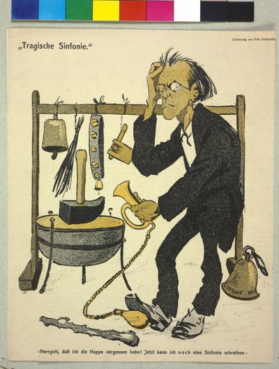 Gustav Mahler af Fritz Schonpflug