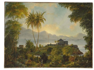 Cruz Bay; Cinnamon Bay, Dansk Vestindien (U.S. Virgin Islands) af Fritz Siegfried Georg Melbye