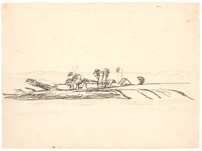 Landskab med en gård af Fritz Syberg