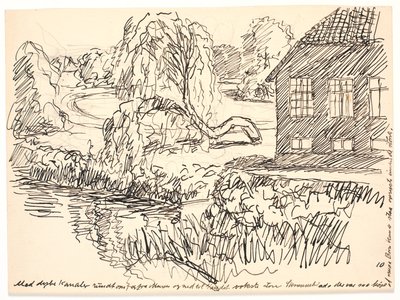 Med dybe Kanaler rundt om... af Fritz Syberg