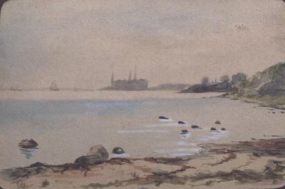 Stranden, Kronberg Helsinger af Fritz Syberg