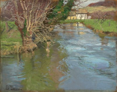 En strøm om foråret, af Frits Thaulow
