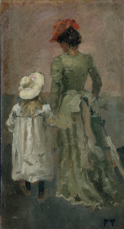 Alexandra Thaulow med Ingrid af Fritz Thaulow