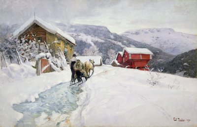 Trænerkro af Fritz Thaulow