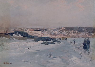 Fra Tyvholmen af Fritz Thaulow