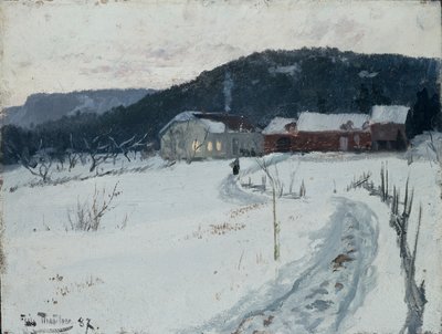 Grini, Øvre Maja Gård af Fritz Thaulow