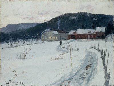 Grini, Øvre Maja gård af Fritz Thaulow
