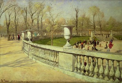 Jardin du Luxembourg, 1883 af Frits Thaulow