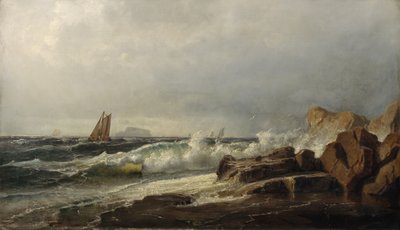 Lodsbåde af Fritz Thaulow