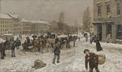 Parlamentspladsen af Fritz Thaulow